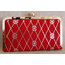 red evening purse, bartın flat wire work, tel kırma women accessory