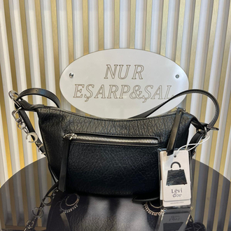 Levidor premium siyah çanta