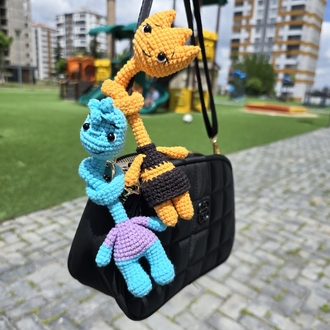 Elemental Deniz ve Alev çanta charm 