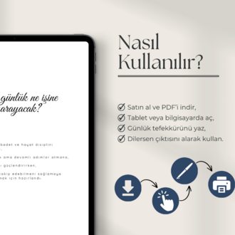 99 Esma Günlüğü – Manevi Tefekkür ve Yazma Günlüğü | İkinci Günlük