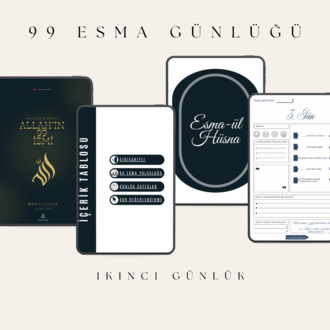 99 Esma Günlüğü – Manevi Tefekkür ve Yazma Günlüğü | İkinci Günlük