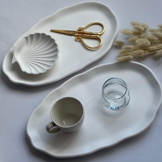 Nush Atelier İkili Uzun Söz Yüzüğü Seri Damat Kahvesi Tepisis