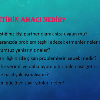 Kendi ilişkini kendin keşfet