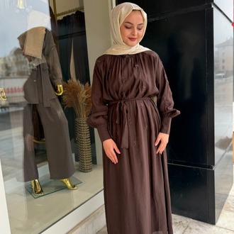 GÜNLÜK VE ŞIK YAZLIK ELBİSE (NU130)
