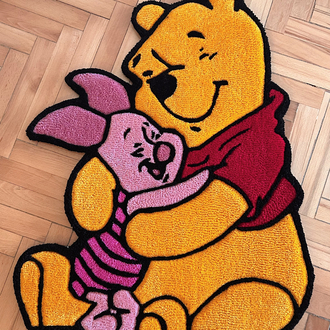 Winnie & Piglet Hug Rug