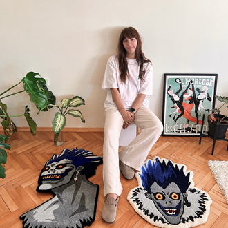 Ryuk Grin Rug