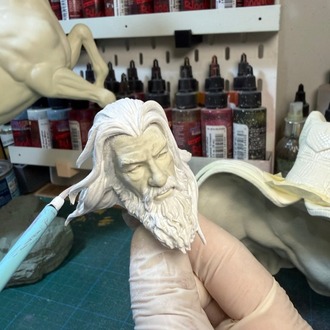Gandalf the White & Shadowfax - 1:6 Scale Hand-Painted Statue (1/1 Collector's Piece)