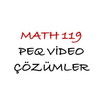 MATH 119 Bütün Çıkmışlar