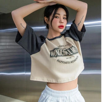 Wonderful Mood süprem cropT-shirt