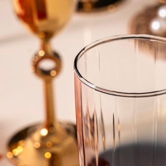 Paşabahçe Amore Gold 2'li Kahve Yanı Su Bardağı-2'li Amore Kahve Yanı Su Bardağı Seti