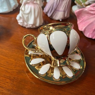 Buenos 6'lı Gold Lüks Fincan Takımı-6'lı Vintage Esintili Fincan Takımı