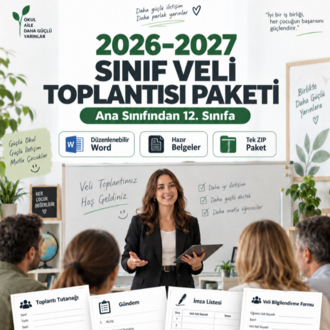 Veli Toplantısı Paketi (Tüm Branşlar)