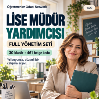Lise Müdür Yardımcısı FULL Yönetim Seti