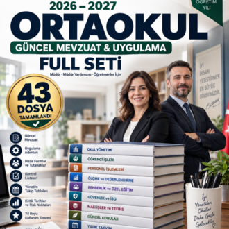 2026–2027 Ortaokul Güncel Mevzuat & Uygulama FULL Seti 