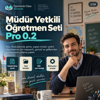 İLKOKUL MÜDÜR YETKİLİ ÖĞRETMEN FULL SET