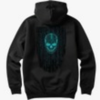 NEON MATRIX Oversize Kapüşonlu Sweatshirt