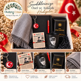 Atatürk ve Cumhuriyet Temalı Hediye Kutusu