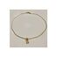 Harf Detaylı Choker Kolye