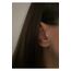Silver Renkli Minimal Etnik Kalp Piercing Tragus