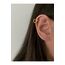 Kadın Kalp Detaylı Halka Tragus Piercing
