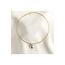 Devin Top Detaylı Ring Choker Kolye