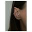 Kadın Pembe Taşlı Kelebek Halka Tragus Piercing
