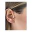 Kadın Gümüş Renk Cerrahi Çelik Kiraz Kıkırdak Piercing 6 mm