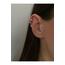 Double Kelebek Detaylı Tragus Piercing