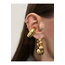 Çelik Kalın Boğumlu Kıkırdak Küpesi Earcuff