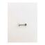 Kadın Cerrahi Çelik Silver Tek Taşlı Tragus Piercing Kıkırdak 6 mm