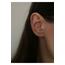 Cerrahi Çelik Renkli Taşlı Kalp Tragus Piercing