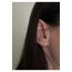 Cerrahi Çelik Renkli Taşlı Kalp Tragus Piercing