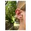 Kadın Silver Renkli Şeftali Tragus Kıkırdak Piercing