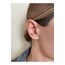 Kadın Silver Cerrahi Çelik Tektaş Ve Sallantılı Kalp Detaylı Piercing Tragus Kıkırdak