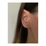 Kadın Pembe Taşlı Kelebek Halka Tragus Piercing