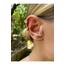 Kadın Gold Renkli Taşlı Halka Tragus Kıkırdak Piercing
