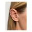 Kadın Silver Renkli Ikili Papatya Tragus Piercing