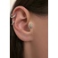 Cerrahi Çelik Taşlı Yarım Güneş Piercing