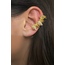 Bir Adet Sivri Model Çift Renk Kıkırdak Küpesi Earcuff