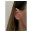 Kadın Minimal Koyu Pembe Taşlı Kalpli Tragus Kıkırdak Piercing