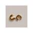 Kadın Gold Renkli Mini Double Halka Küpe Çifti