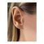 Kadın Cerrahi Çelik Gold Rengi Tek Taş Üçgen Tragus Kıkırdak Piercing 6mm
