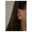 Gold Renkli Minimal Etnik Kalp Piercing Tragus