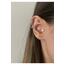 Kadın Silver Rengi Kelebek Tragus Kıkırdak Piercing