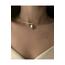 Devin Top Detaylı Ring Choker Kolye
