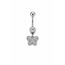 Çelik Sallantılı Kelebek Göbek Piercing