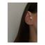 Taşlı Çengelli Detaylı Halka Tragus Piercing