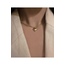 Çift Zincir Kalp Choker Kolye
