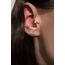 Cerrahi Çelik Pembe Taşlı Fiyonk Piercing