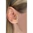 Cerrahi Çelik Kadın Gold Rengi Beş Taş Tragus Kıkırdak Piercing